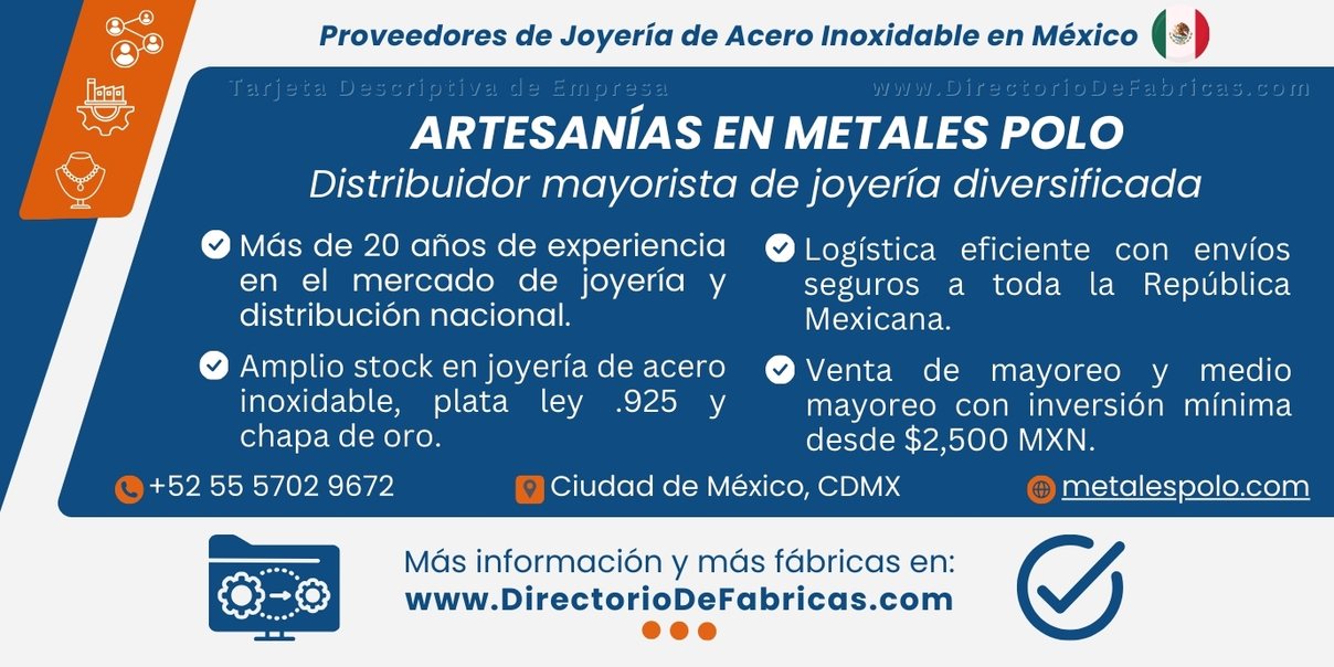 Business Card: Artesanías en Metales Polo │ Directorio De Fabricas