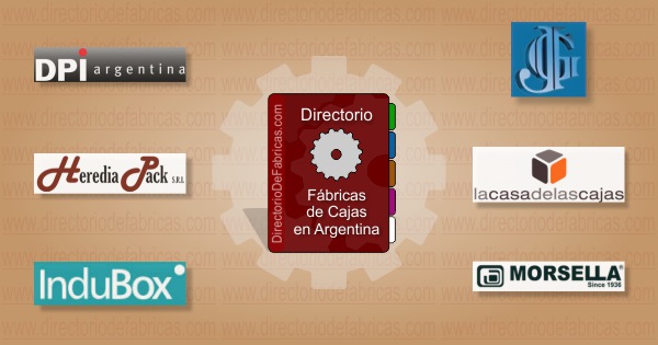 Muro con Logotipos de Fábricas de Cajas en Argentina