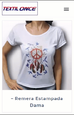 Remeras: TEXTIL ONCE