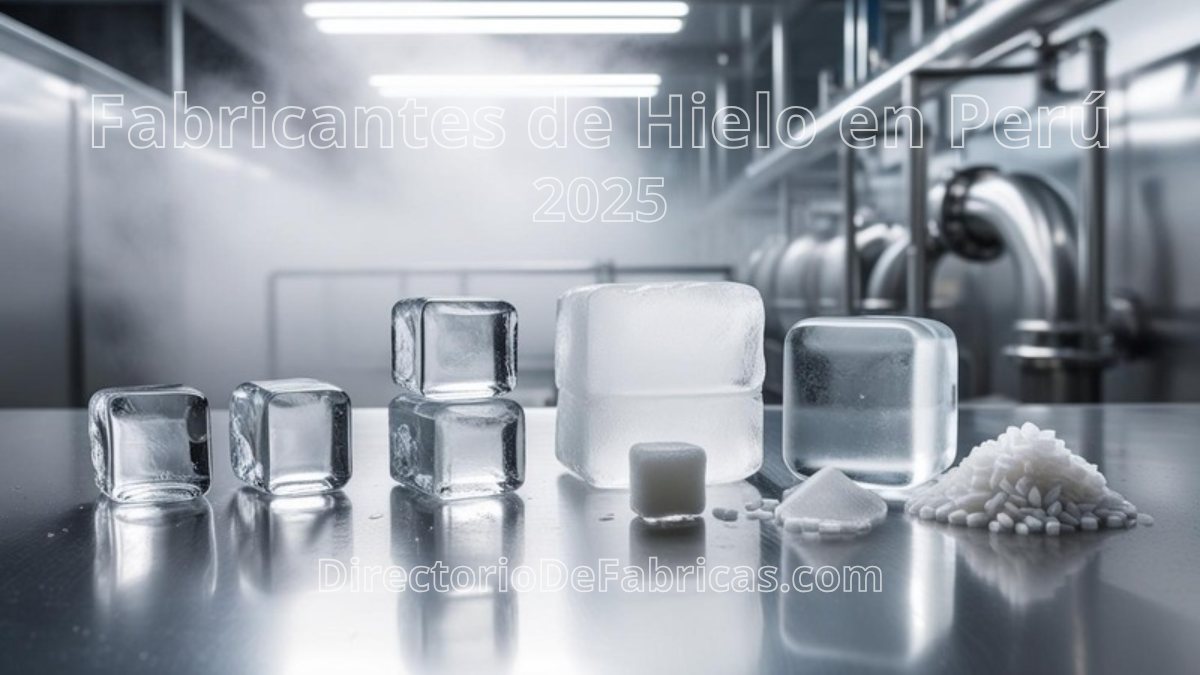 fabricantes de hielo en Perú: directorio 2025