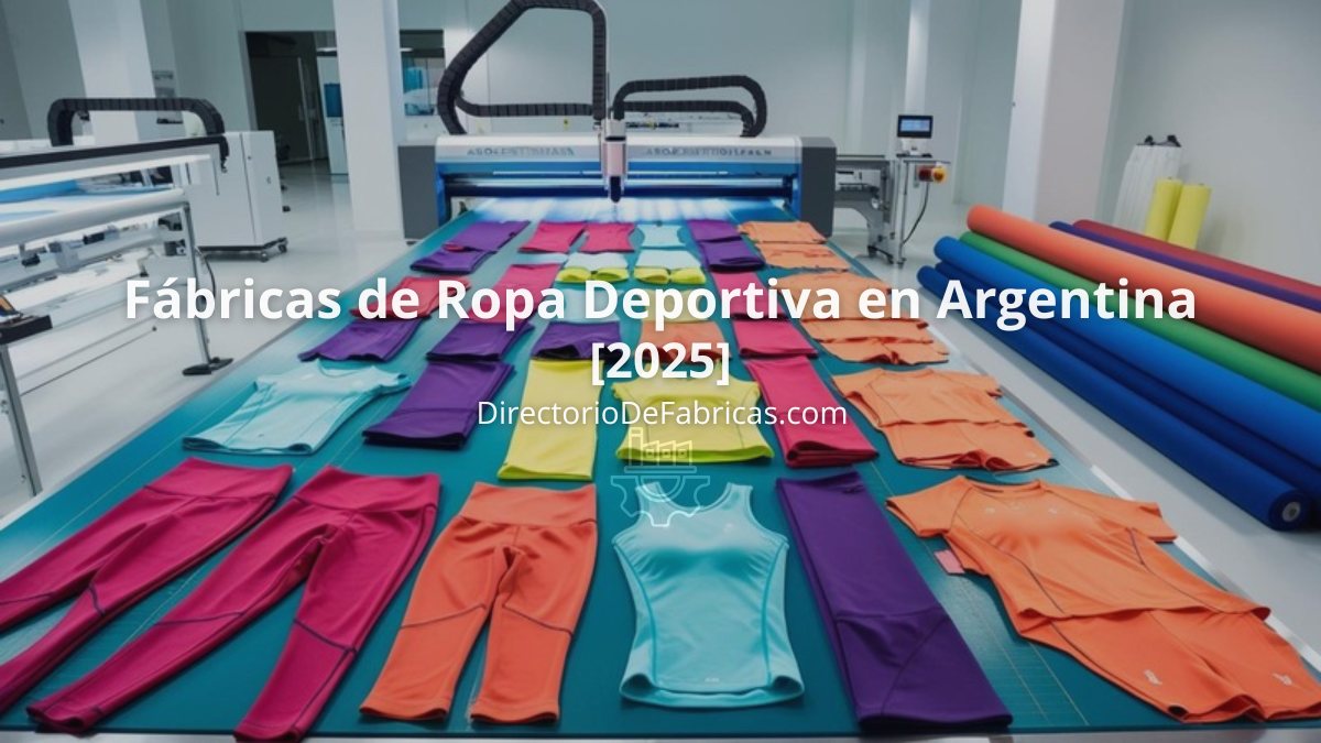 Fábricas de ropa deportiva en Argentina: directorio actualizado