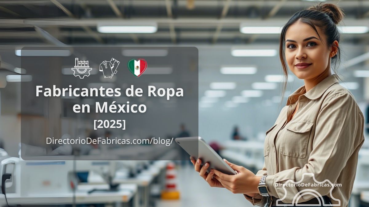 Fábricas de ropa en México: directorio actualizado
