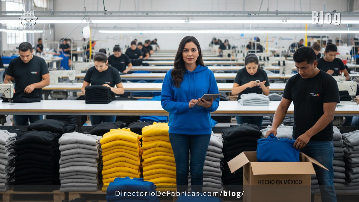 Fábricas de sudaderas y hoodies en México: directorio actualizado