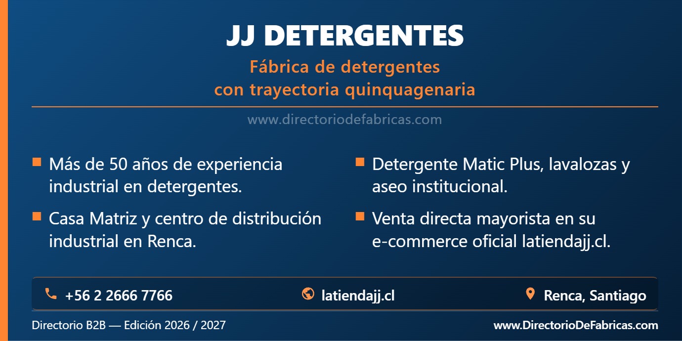 Business Card: JJ Detergentes │ Directorio De Fabricas