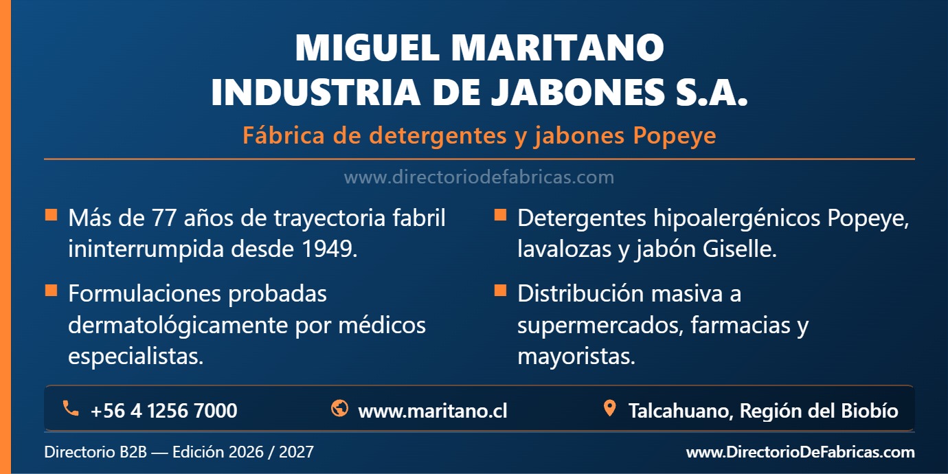 Business Card: Miguel Maritano S.A. │ Directorio De Fabricas