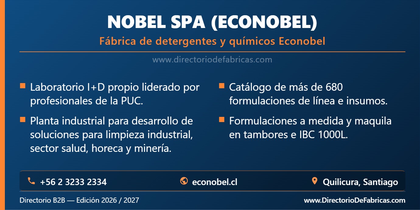 Business Card: Nobel SpA │ Directorio De Fabricas