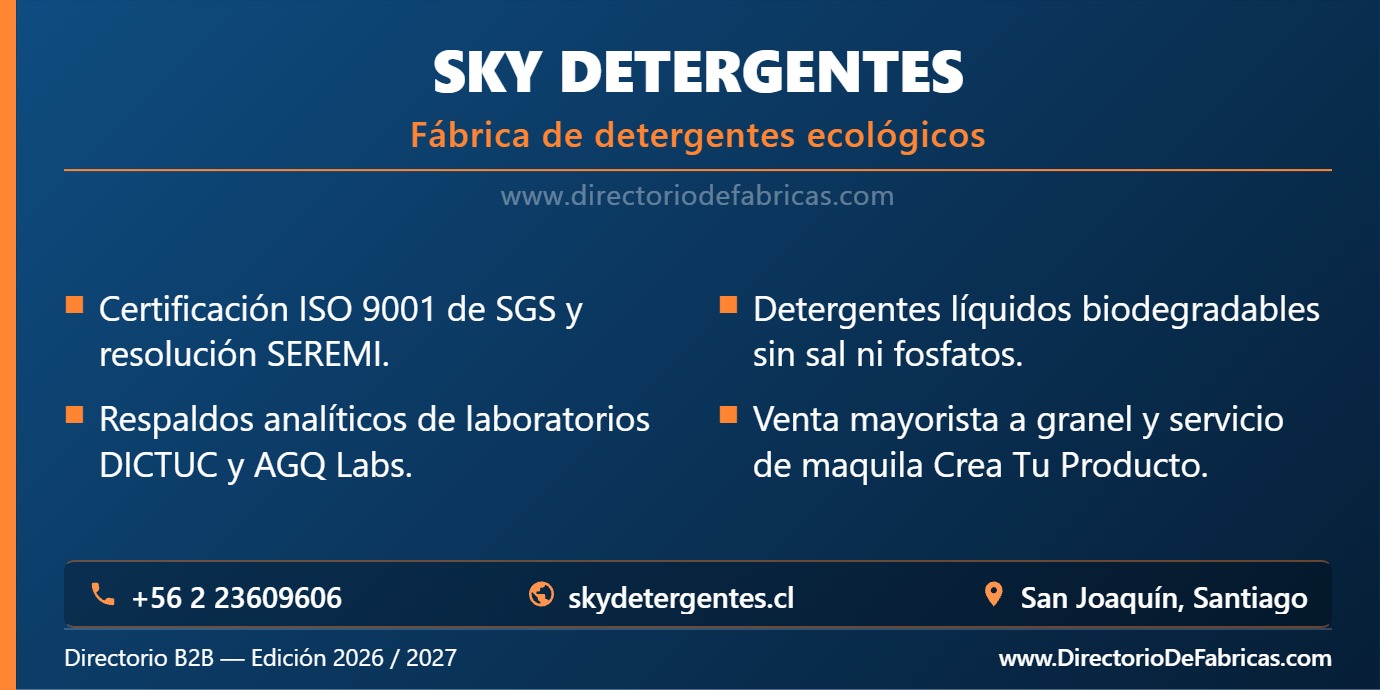 Business Card: Sky Detergentes │ Directorio De Fabricas
