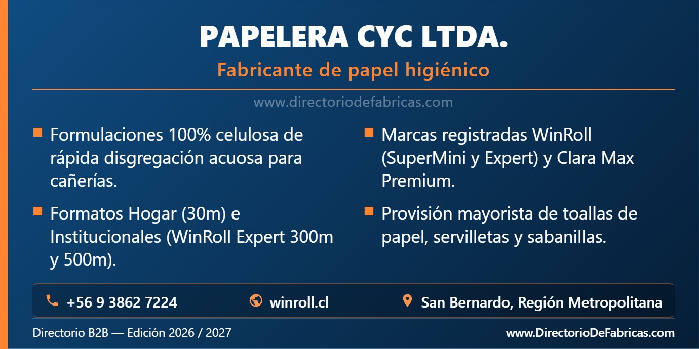 Business Card: Papelera CyC Ltda. │ Directorio De Fabricas
