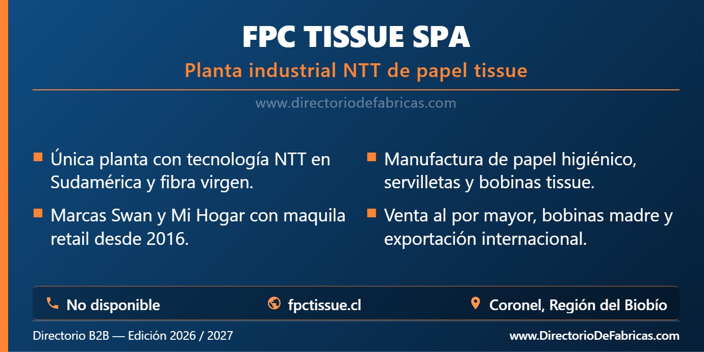 Business Card: FPC Tissue │ Directorio De Fabricas