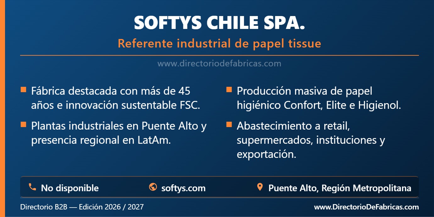 Business Card: Softys Chile │ Directorio De Fabricas
