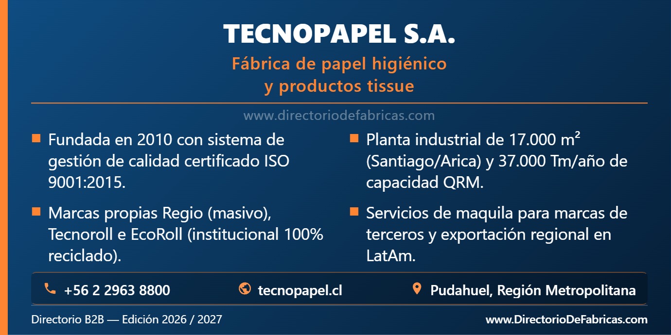 Business Card: Tecnopapel S.A. │ Directorio De Fabricas