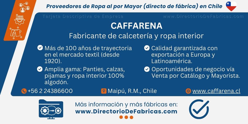 Business Card: Caffarena │ Directorio De Fabricas
