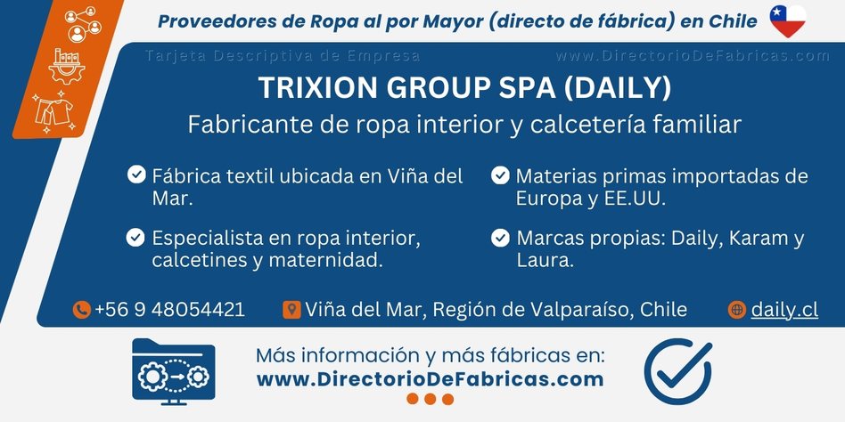 Business Card: Trixion Group (Daily) │ Directorio De Fabricas