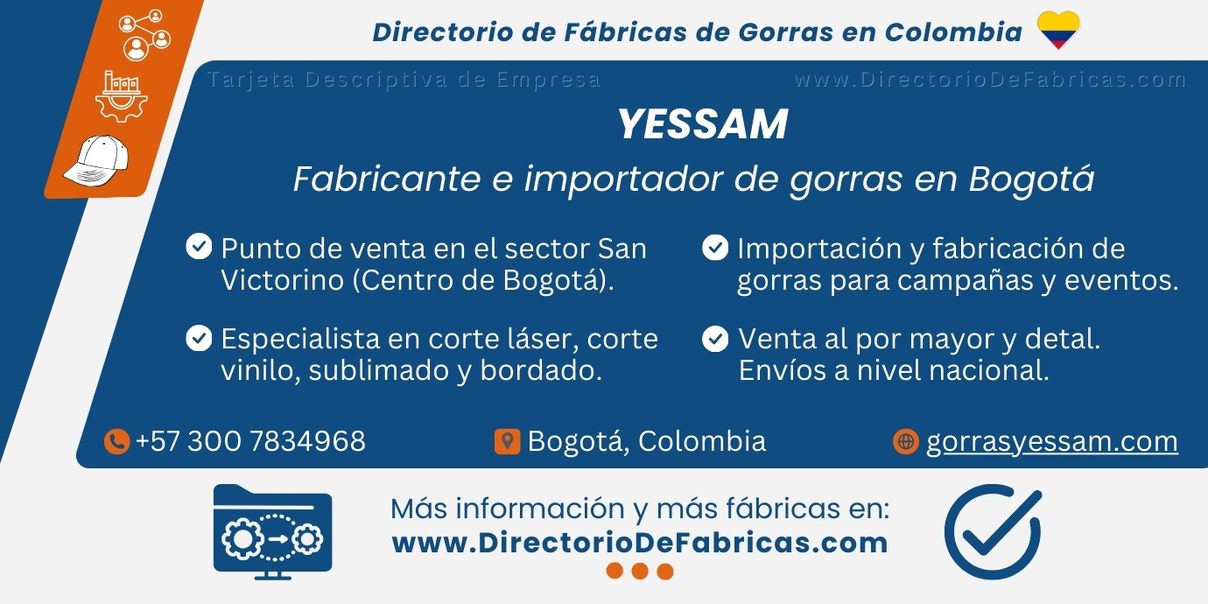 Business Card: Yessam │ Directorio De Fabricas