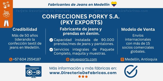 Business Card: Confecciones Porky S.A. (PKY Exports) │ Directorio De Fabricas