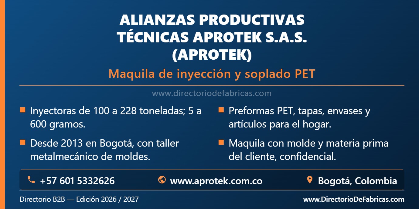 Business Card: Alianzas Productivas Técnicas Aprotek S.A.S. (Aprotek) │ Directorio De Fabricas