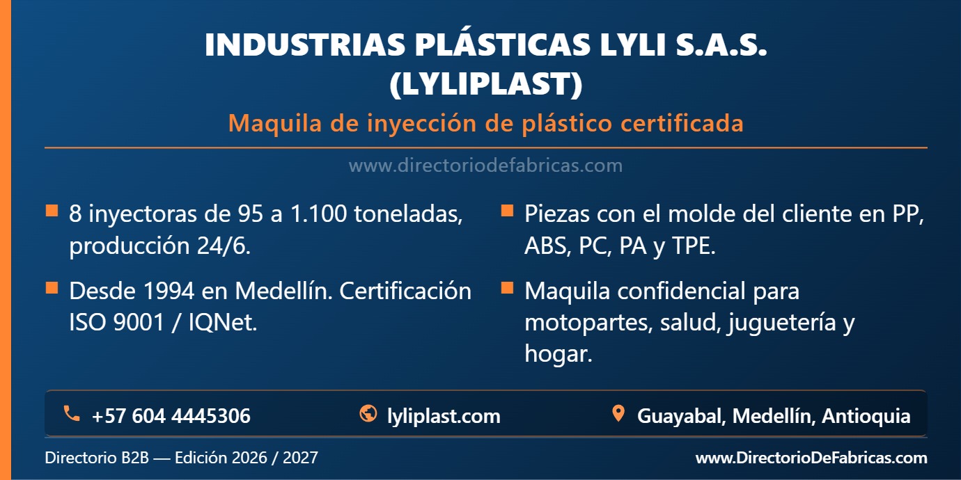 Business Card: Industrias Plásticas Lyli S.A.S. (Lyliplast) │ Directorio De Fabricas