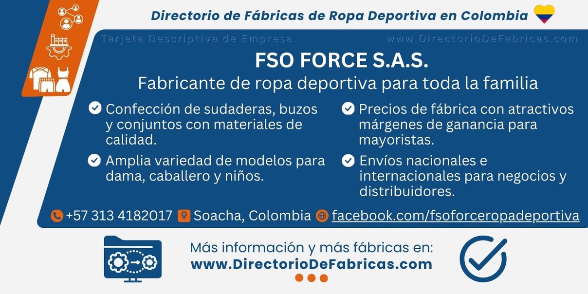 Business Card: FSO Force │ Directorio De Fabricas