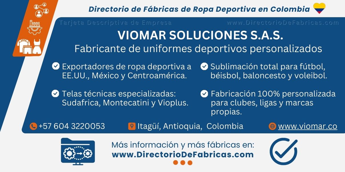 Business Card: Viomar │ Directorio De Fabricas