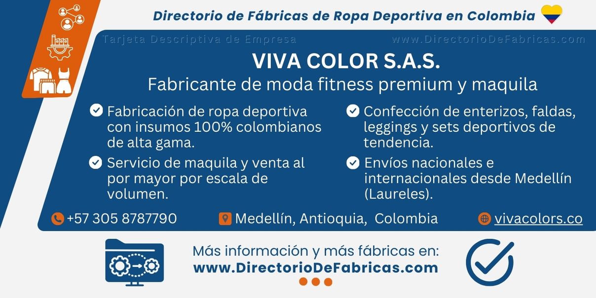 Business Card: Viva Color │ Directorio De Fabricas