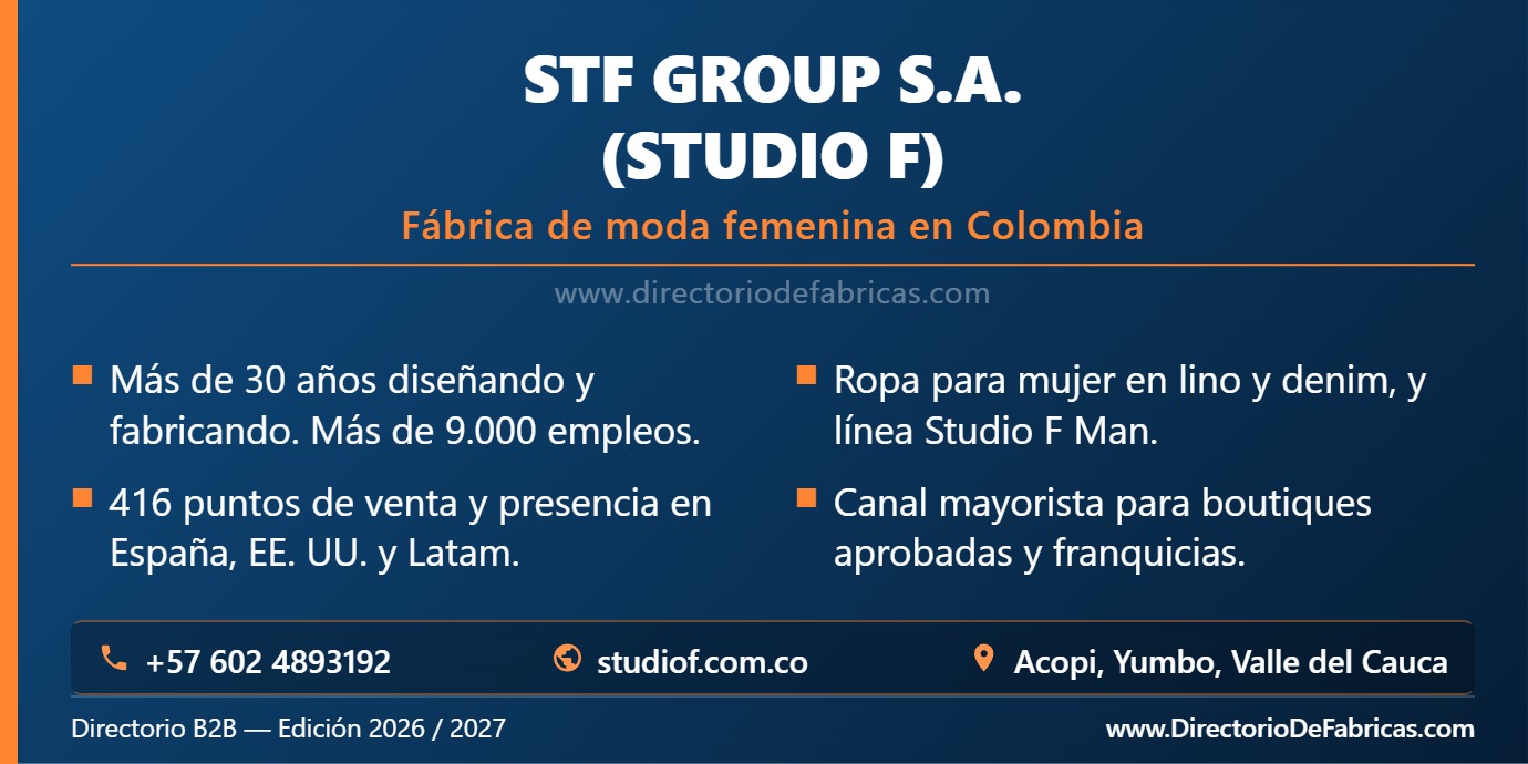 Business Card: STF Group S.A. (Studio F) │ Directorio De Fabricas