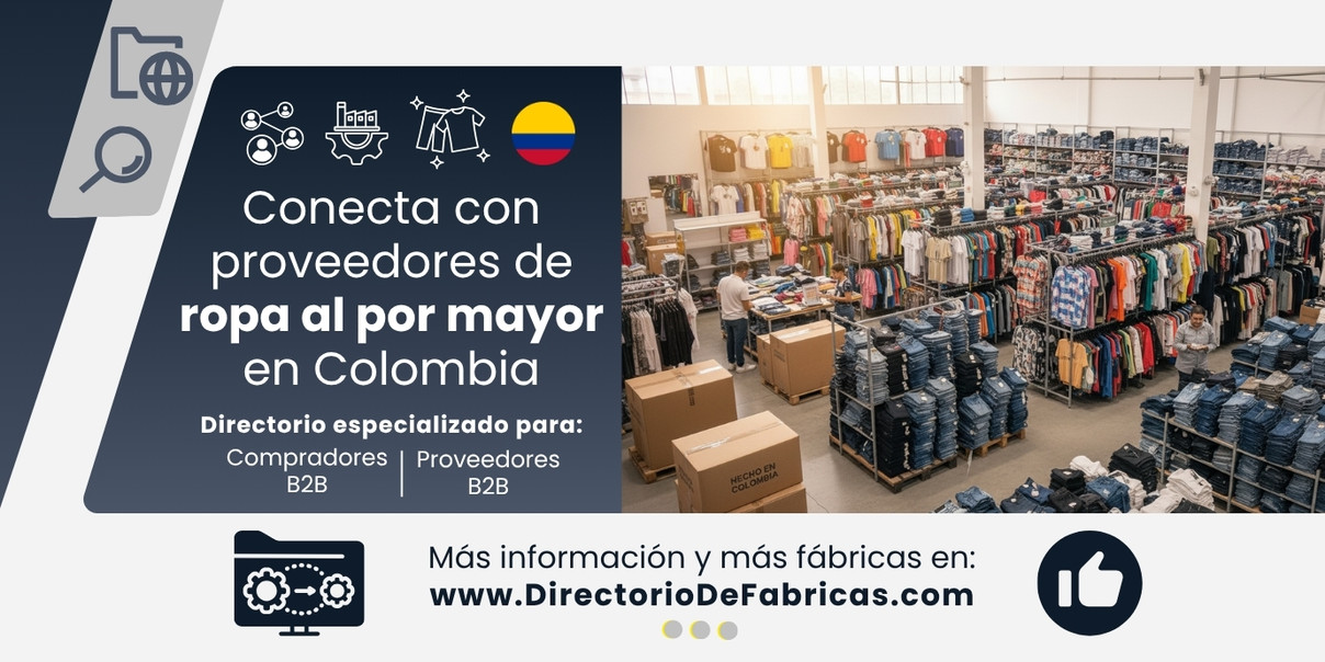 Proveedor de ropa colombiana al por mayor