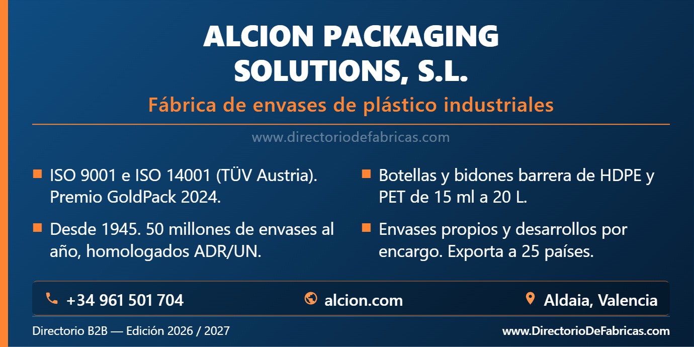 Business Card: Alcion Packaging Solutions, S.L. │ Directorio De Fabricas