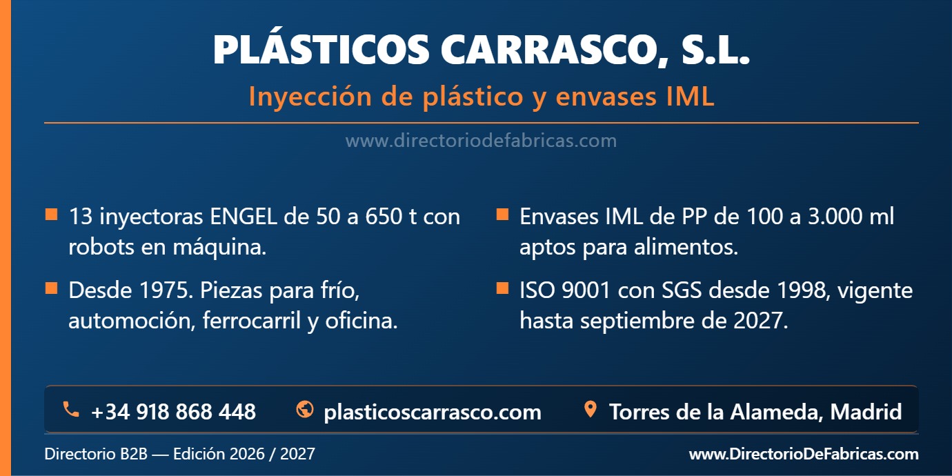 Business Card: Plásticos Carrasco, S.L. │ Directorio De Fabricas