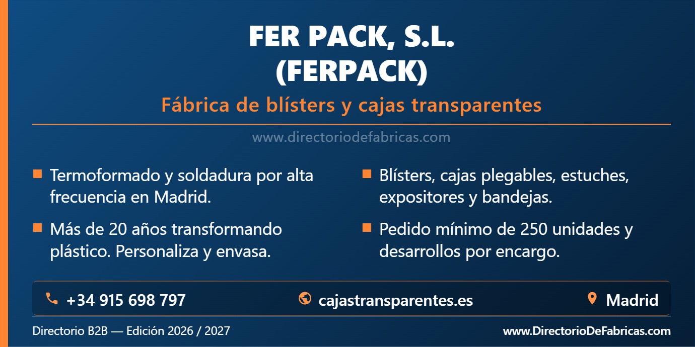 Business Card: Fer Pack, S.L. (Ferpack) │ Directorio De Fabricas
