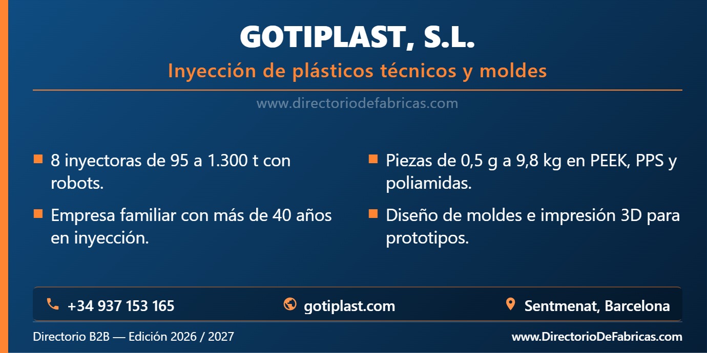 Business Card: Gotiplast, S.L. │ Directorio De Fabricas