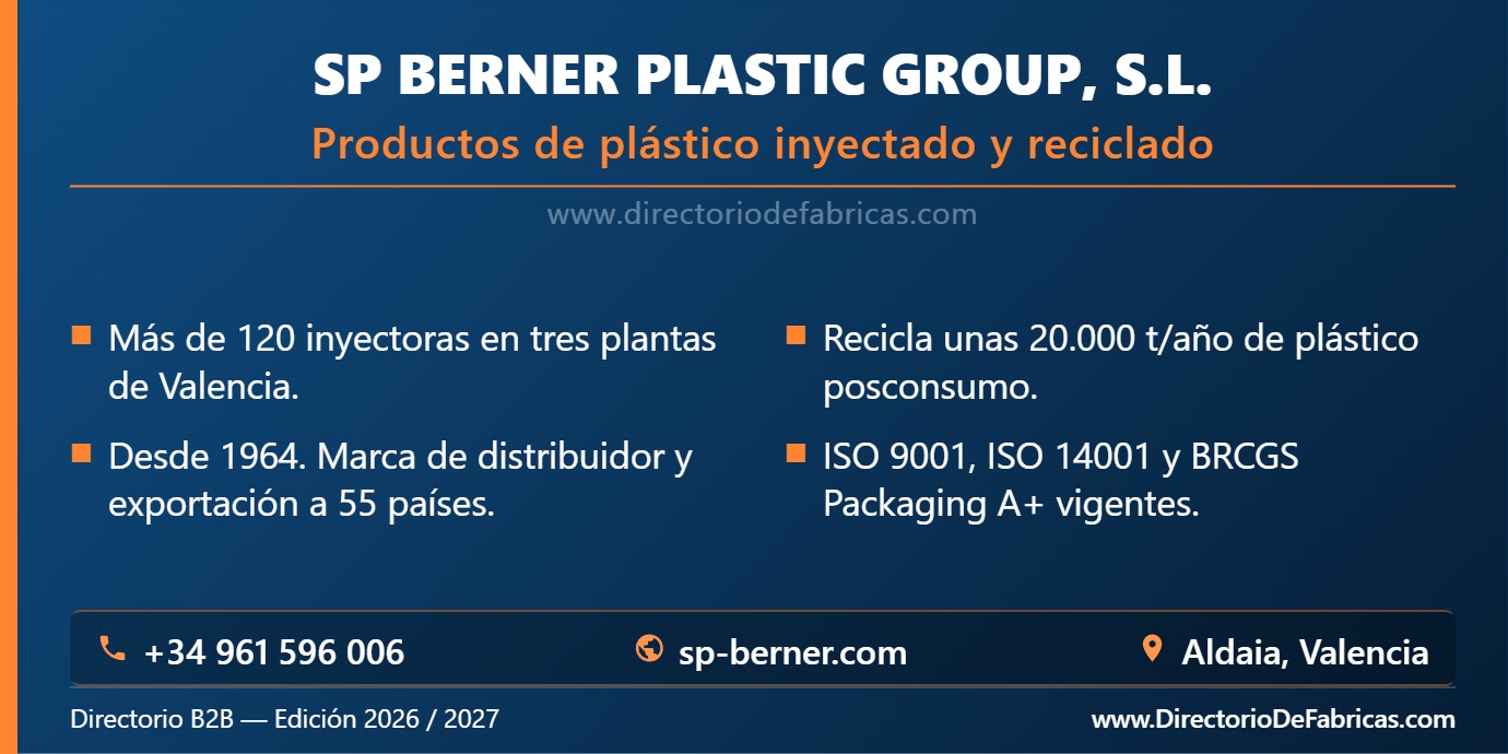 Business Card: SP Berner Plastic Group, S.L. │ Directorio De Fabricas