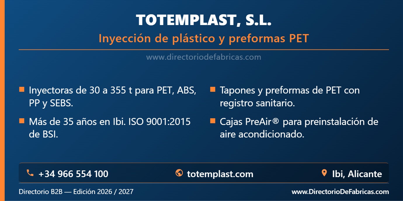 Business Card: Totemplast, S.L. │ Directorio De Fabricas
