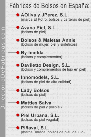 10 fábricas de bolsos en España