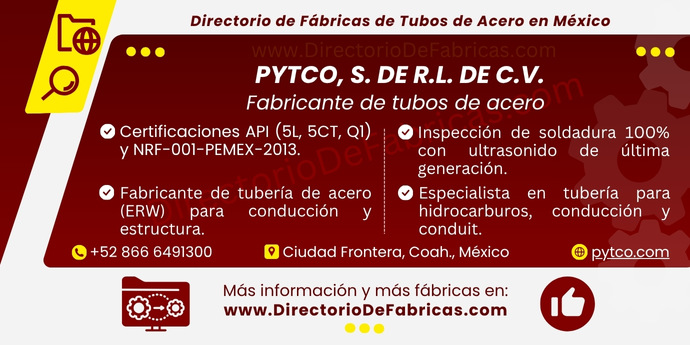 Business Card: PYTCO, S. de R.L. de C.V. │ Directorio De Fabricas