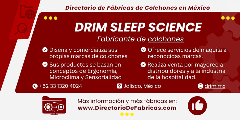Business Card: Drim Sleep Science │ Directorio De Fabricas