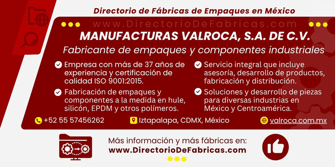 Business Card: Manufacturas Valroca, S.A. de C.V. │ Directorio De Fabricas