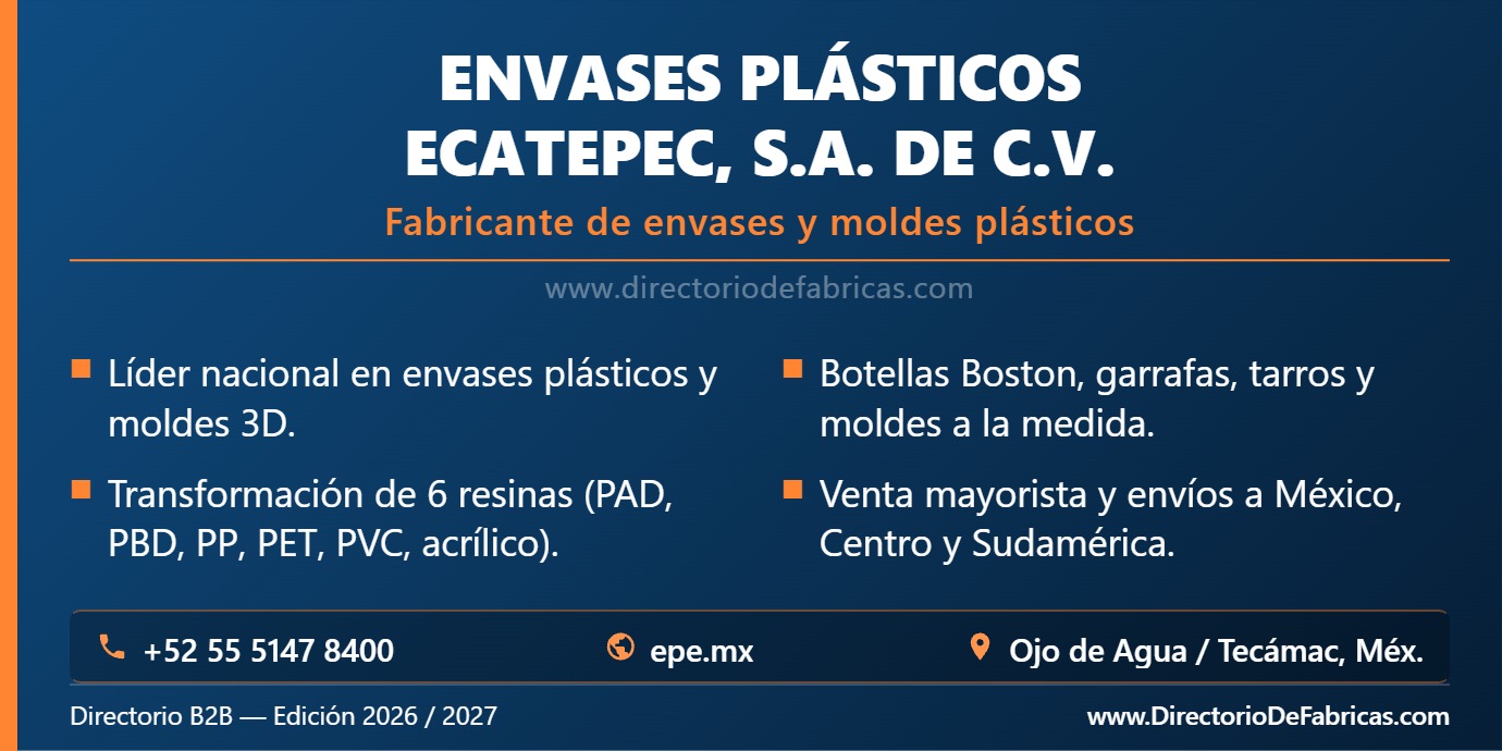 Business Card: Envases Plásticos Ecatepec, S.A. de C.V. │ Directorio De Fabricas