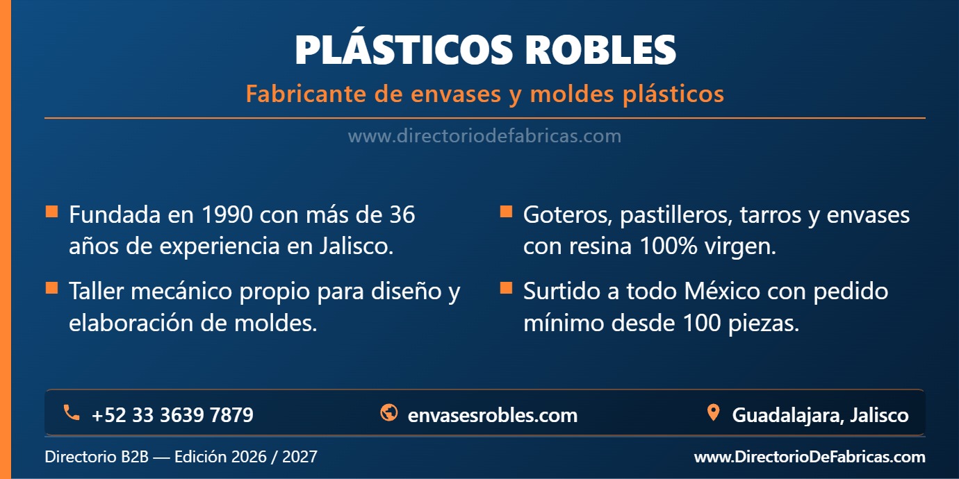 Business Card: Plásticos Robles │ Directorio De Fabricas