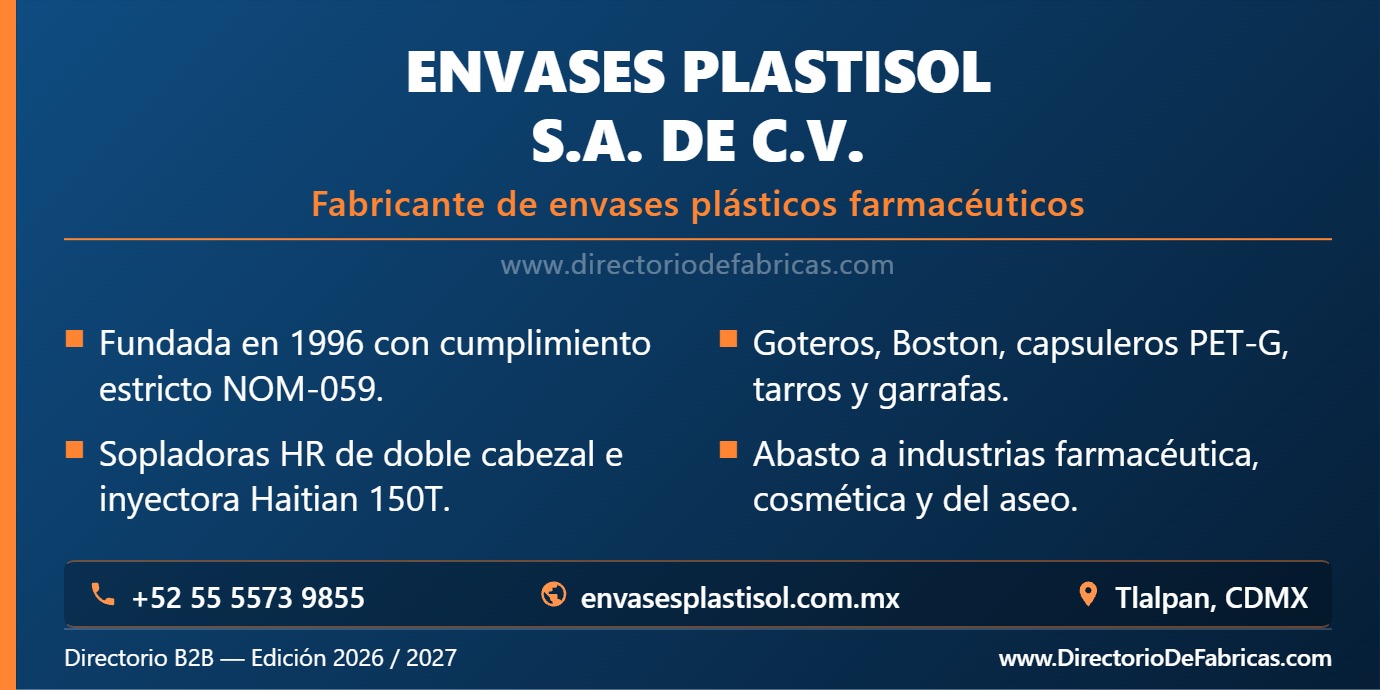 Business Card: Envases Plastisol, S.A. de C.V. │ Directorio De Fabricas