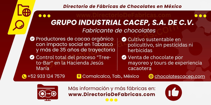 Business Card: GRUPO INDUSTRIAL CACEP, S.A. DE C.V. │ Directorio De Fabricas