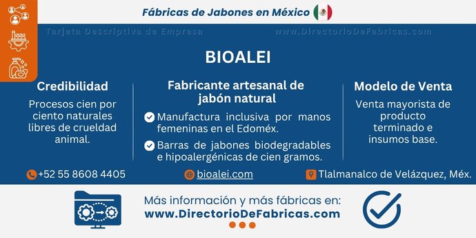 Business Card: BIOALEI │ Directorio De Fabricas
