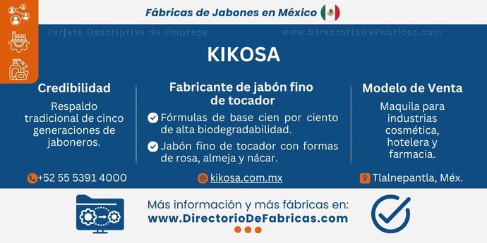 Business Card: KIKOSA │ Directorio De Fabricas