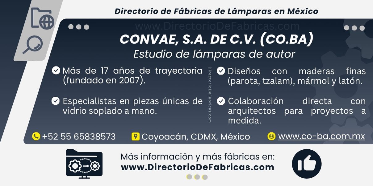 Business Card: CO.BA │ Directorio De Fabricas