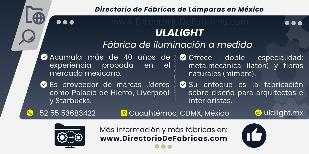 Business Card: UlaLight │ Directorio De Fabricas