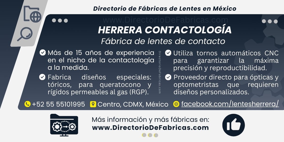 Business Card: HERRERA CONTACTOLOGÍA │ Directorio De Fabricas