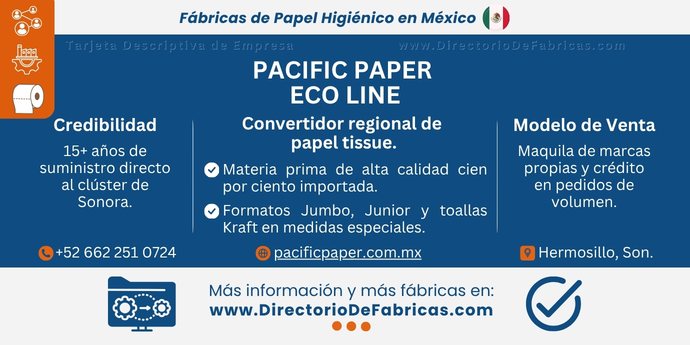 Business Card: Pacific Paper Eco Line │ Directorio De Fabricas