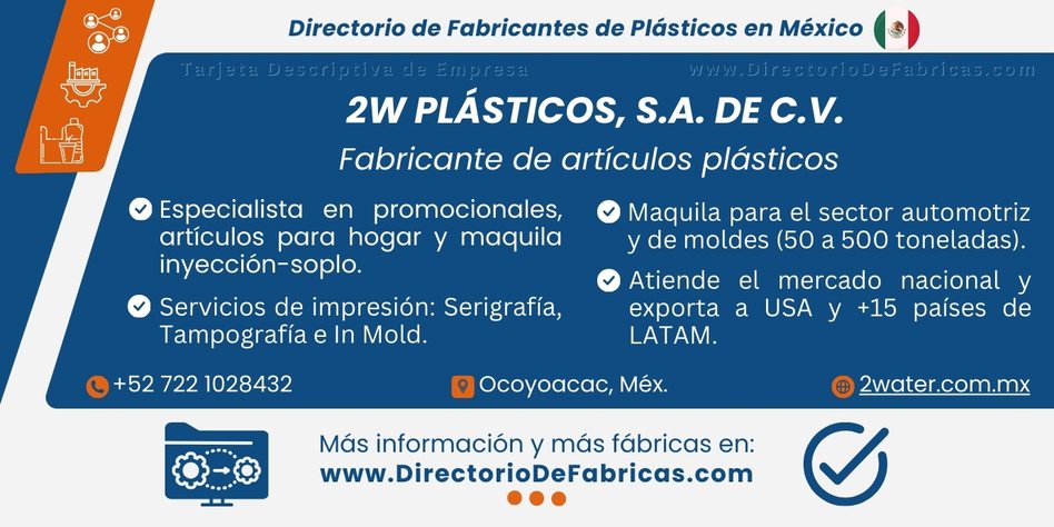 Business Card: 2W Plásticos │ Directorio De Fabricas