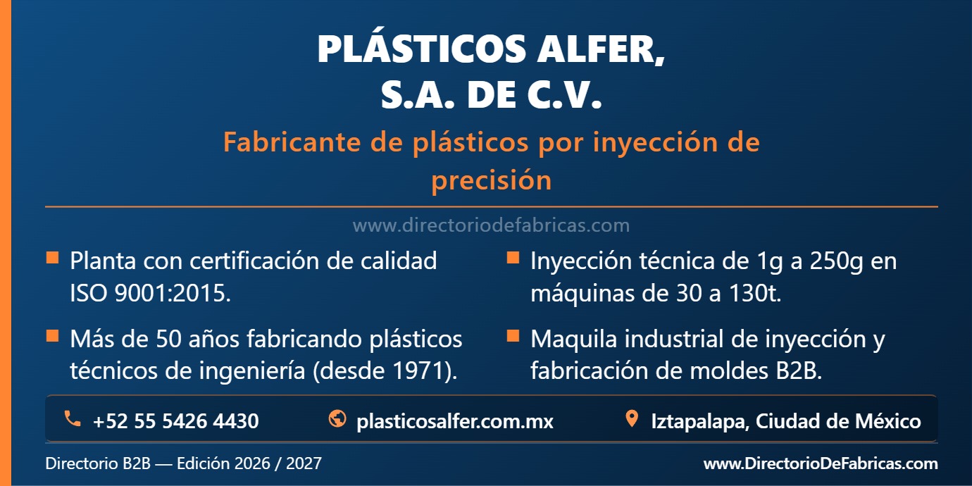 Business Card: Plásticos Alfer │ Directorio De Fabricas