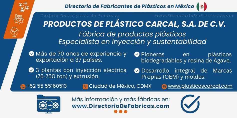 Business Card: Productos de Plástico Carcal │ Directorio De Fabricas