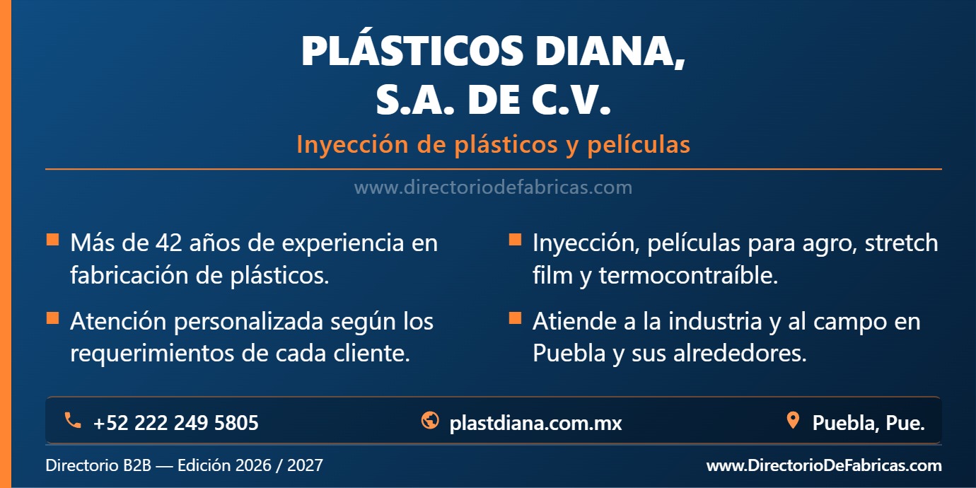 Business Card: Plásticos Diana, S.A. de C.V. │ Directorio De Fabricas